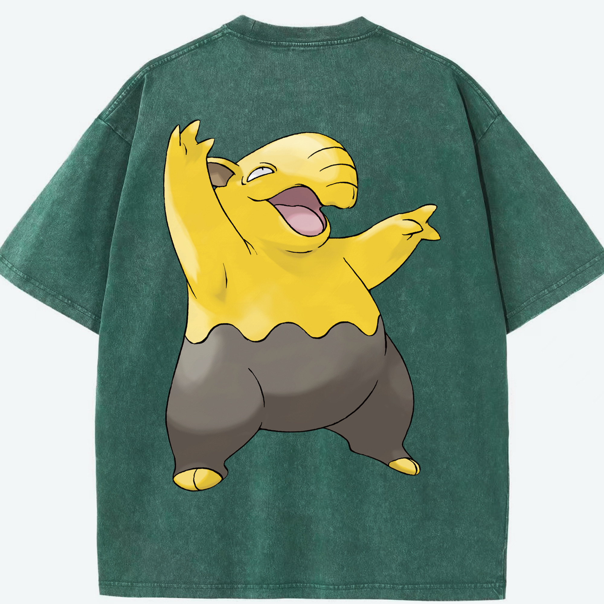 （画像用） ポケットモンスター Pokémon 綿100% ヴィンテージ風 半袖Tシャツ（背面プリント）